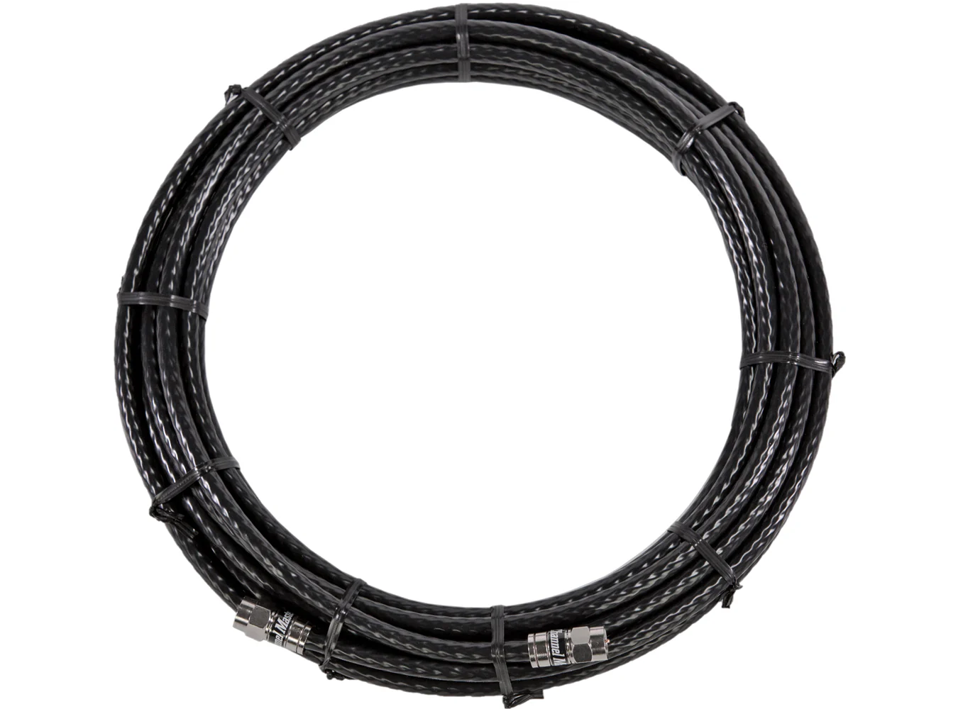 25' Coaxial Cable Black - Image 2