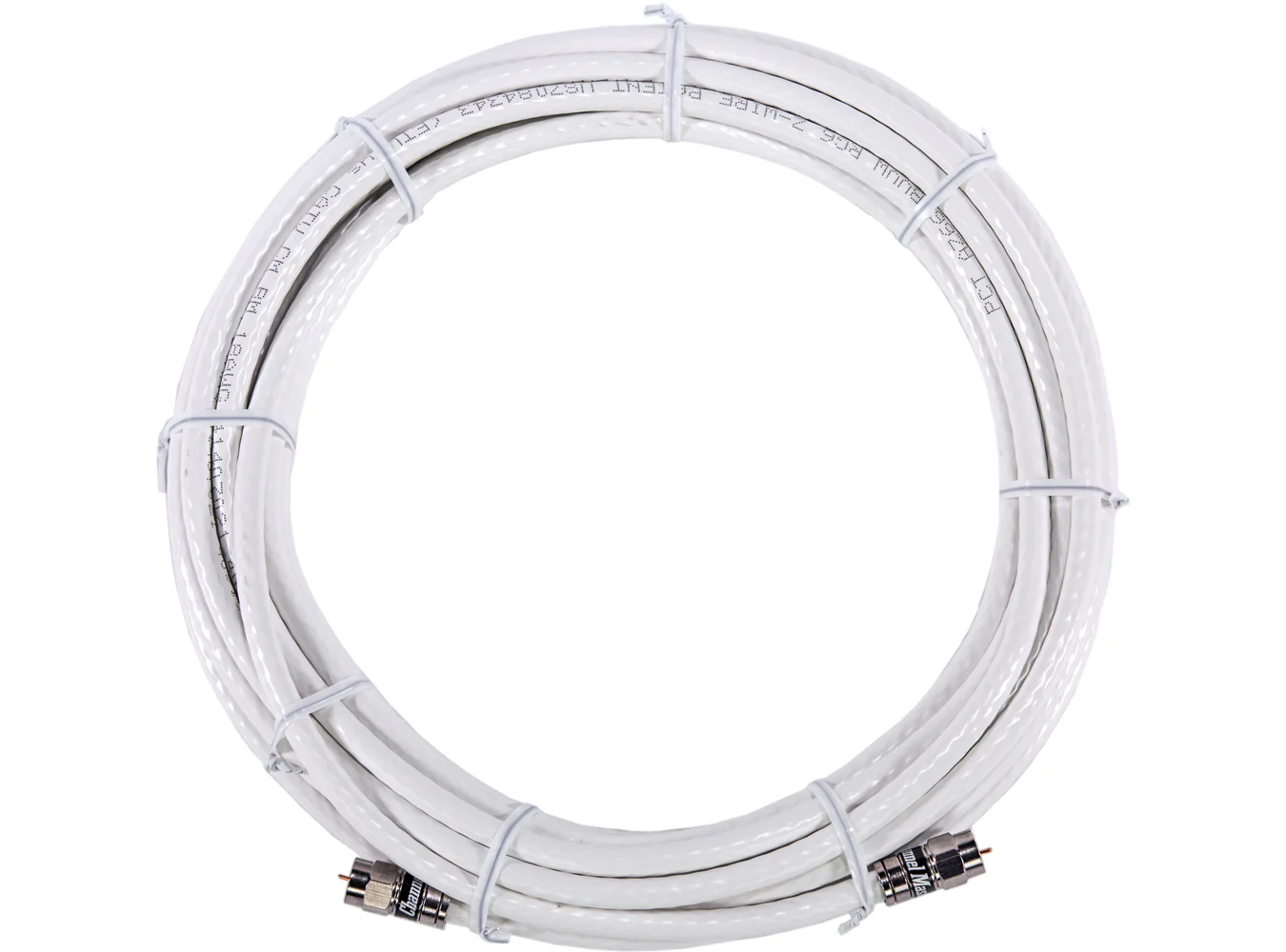 50' Coaxial Cable White - Image 2