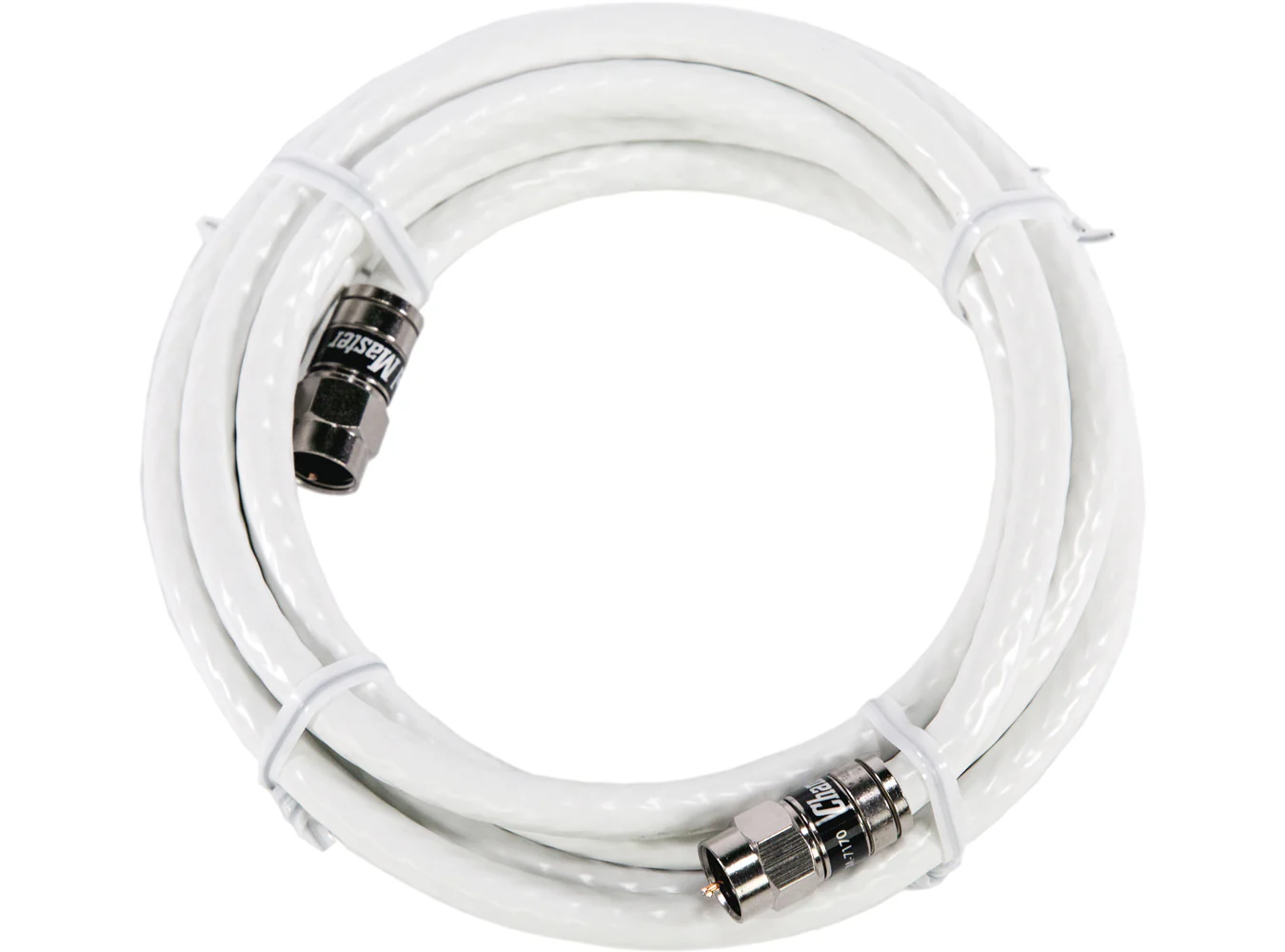 6' Coaxial Cable White - Image 2