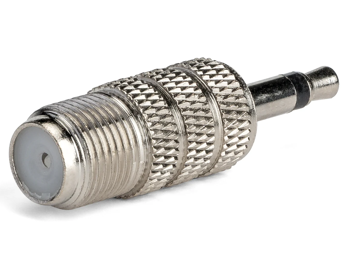 FM Antenna Adapter - 3.5mm Plug to Female F-Type Coax Connector (2 Pack) - Image 2