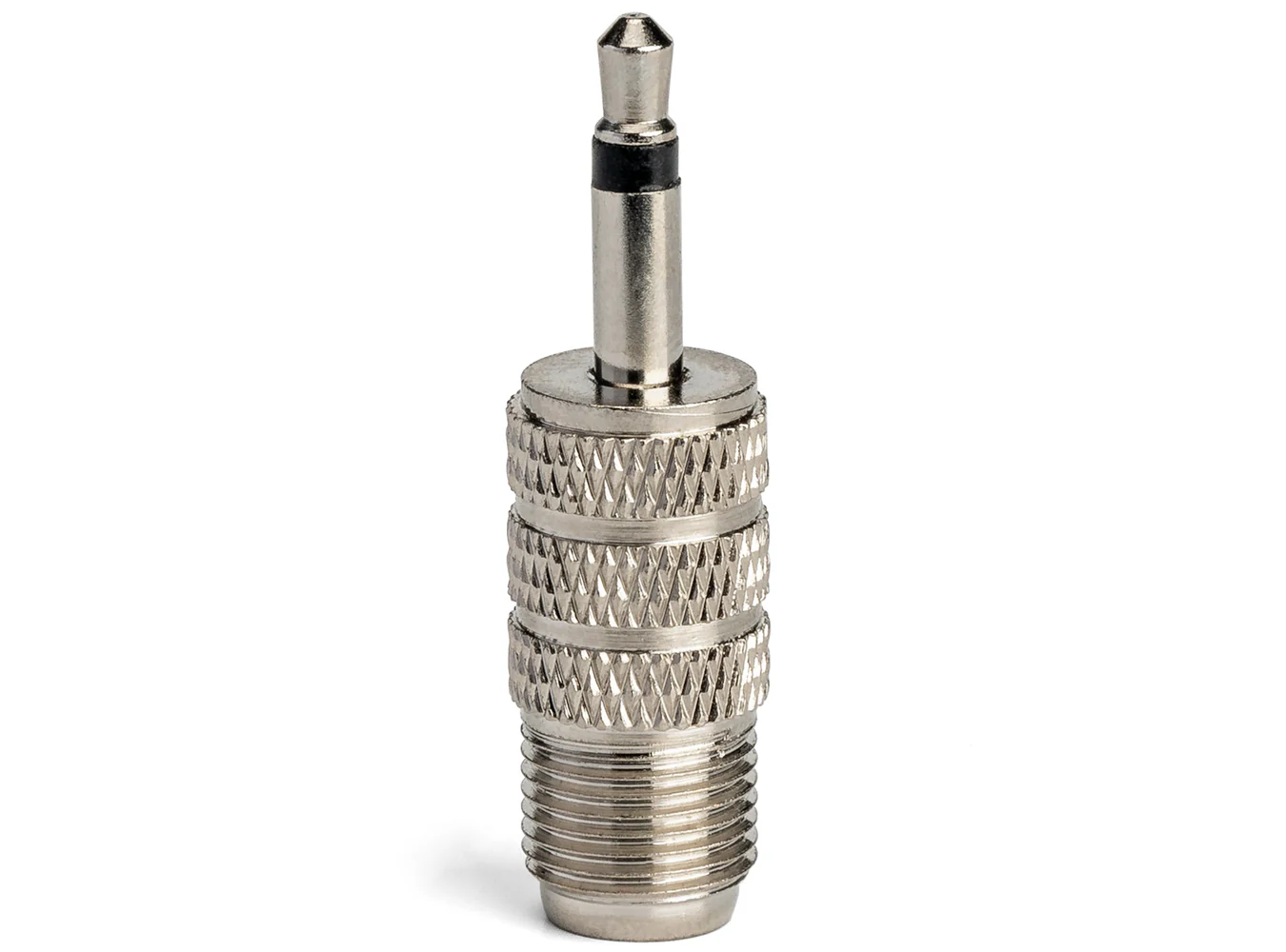 FM Antenna Adapter - 3.5mm Plug to Female F-Type Coax Connector (2 Pack) - Image 3